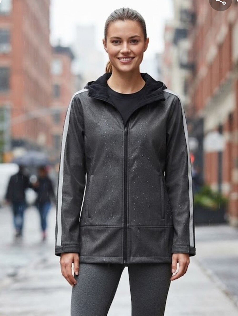Lululemon Run Travel To Track Jacket   Rain Black Sz 4 Black